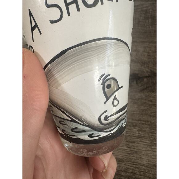 Vintage MCM Anchor Hocking Roving Eye Glasses Googly Here’s Looking At You RARE - Picture 11 of 13